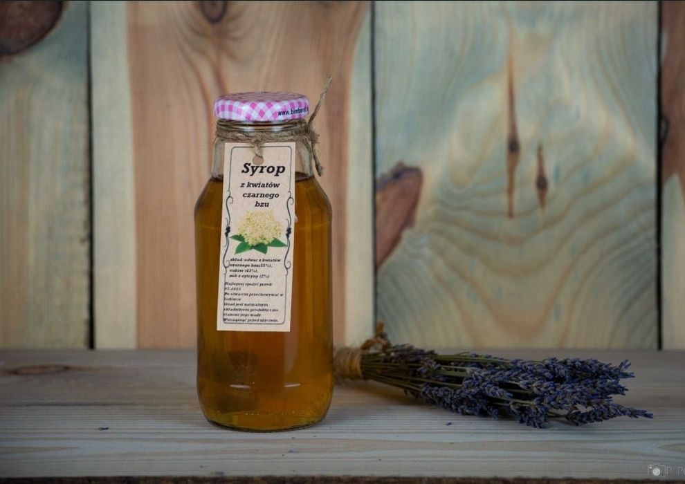 Syrop z kwiatów czarnego bzu  4 szt