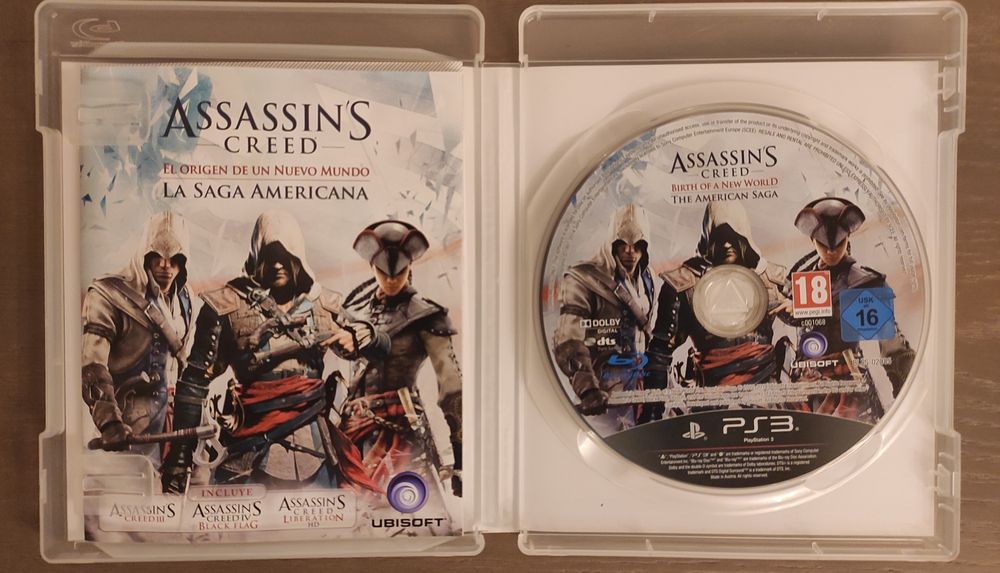 Assassins Creed Saga Americana PS3 - 3 jogos - raro