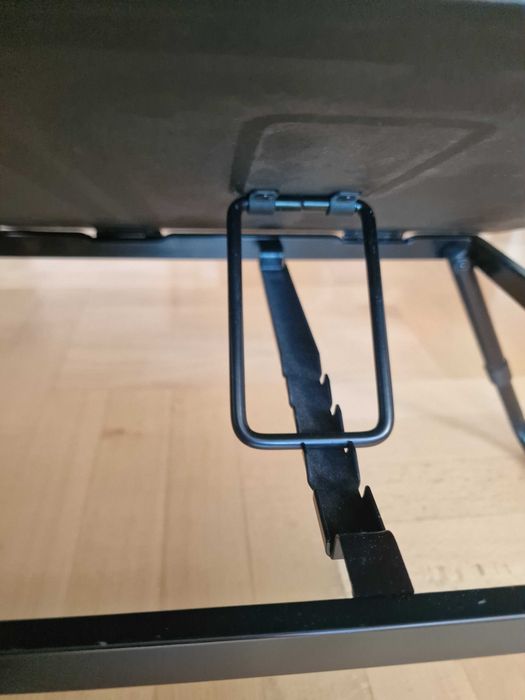 Regulowany stolik podstawka pod laptopa składany czarny