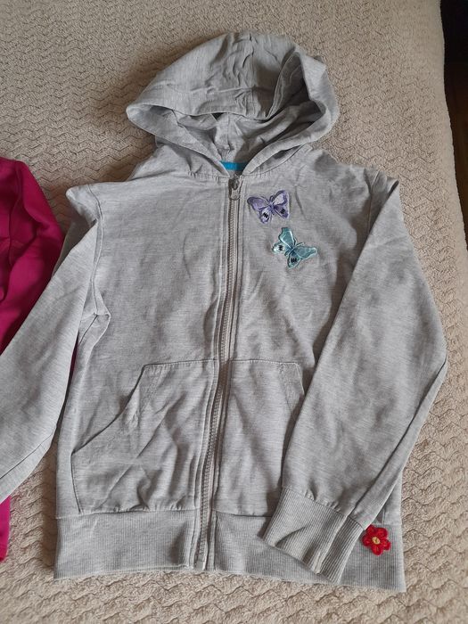 Bluzg dziewczęce zestaw bluz na suwak r. 122 128 sinsay unicorn 5.10.