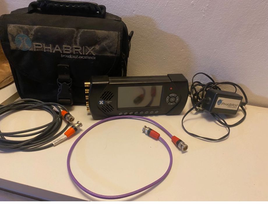 PHABRIX SxE – Professional Portable Video/Audio Test & Measurement Analyzer