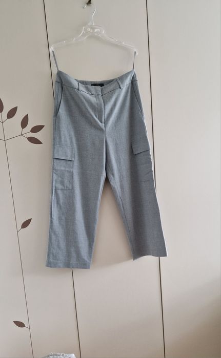Wiosenne, letnie, jasno szare spodnie Next 40/42.