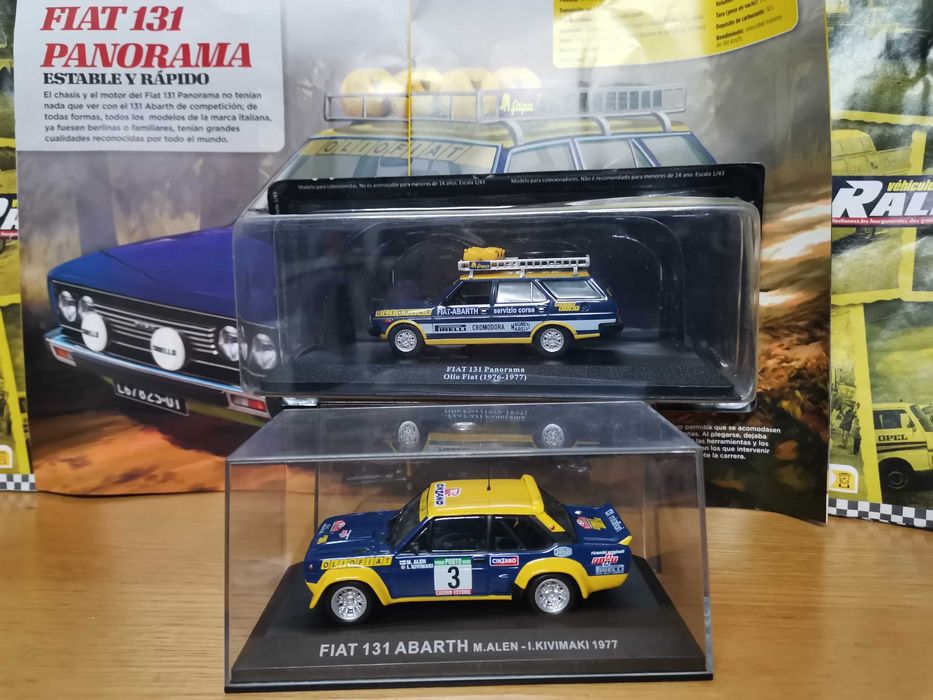 Fiat 131 Abarth + Fiat 131 Panorama -  Team Rally Olio 1:43