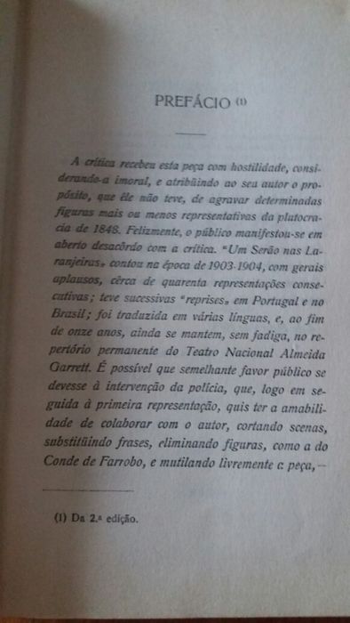 Livro-Um serao nas laranjeiras J.Dantas 1915. E encosta livros.