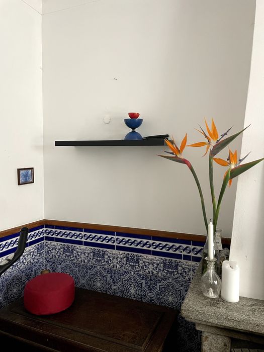 Prateleiras de parede azul escuro x2