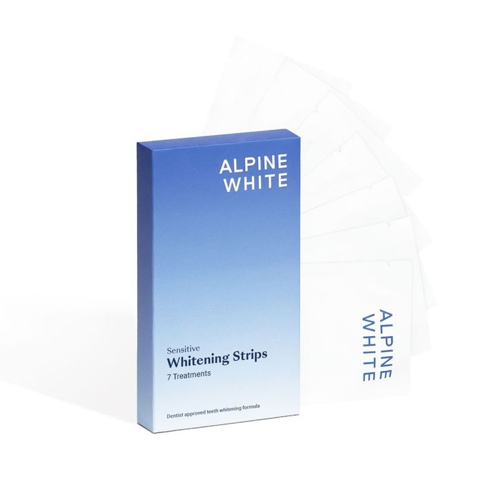 Alpine White Whitening Strips paski wybielające do zębów wrażliwych 14