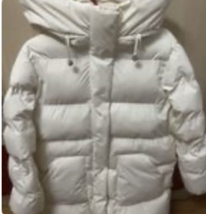 Куртка пуховик Пуфер белая