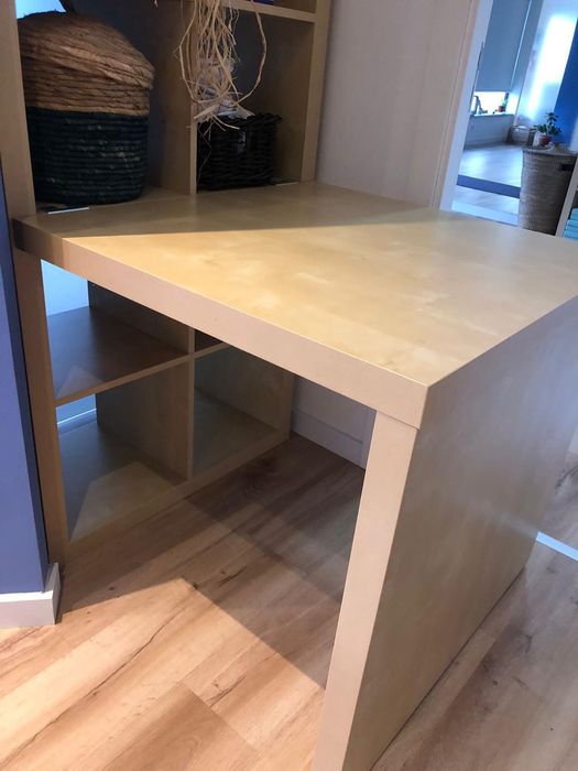 Secretária cor bétula para estante KALLAX