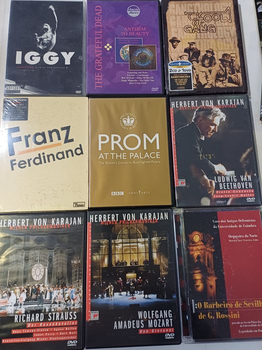 Dvds musicais diversos