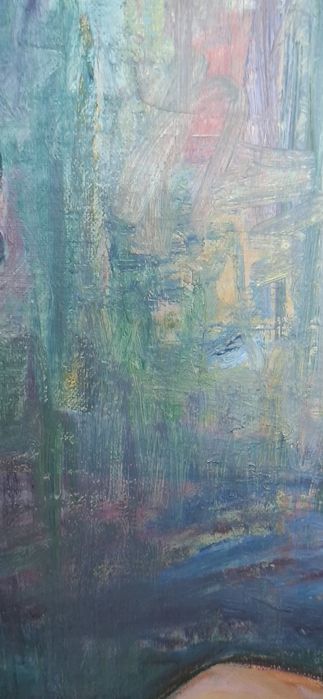 Obraz olejny na płótnie – Akt kobiety – 80x60 cm – Sygnowany
