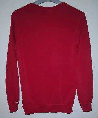 Bluza męska LACOSTE Czerwona -logo Modna Stan Bdb r.M,L