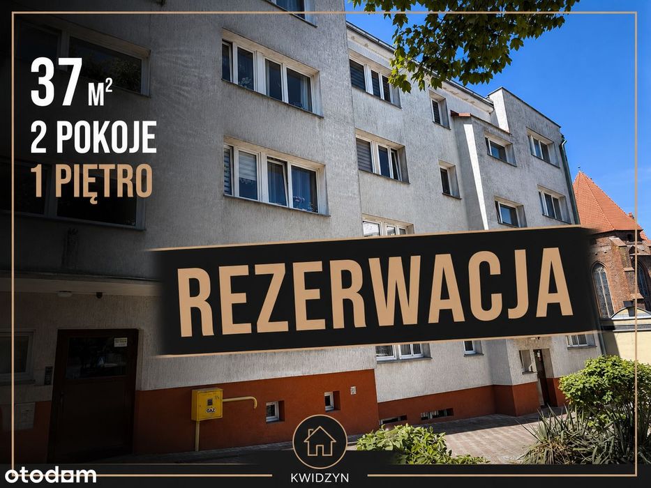 Mieszkanie z potencjałem | 2 pokoje | 1 piętro | Kwidzyn