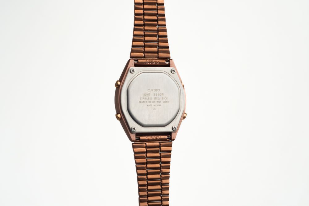 Casio Vintage Edgy B640WC-5AEF рожеве золото