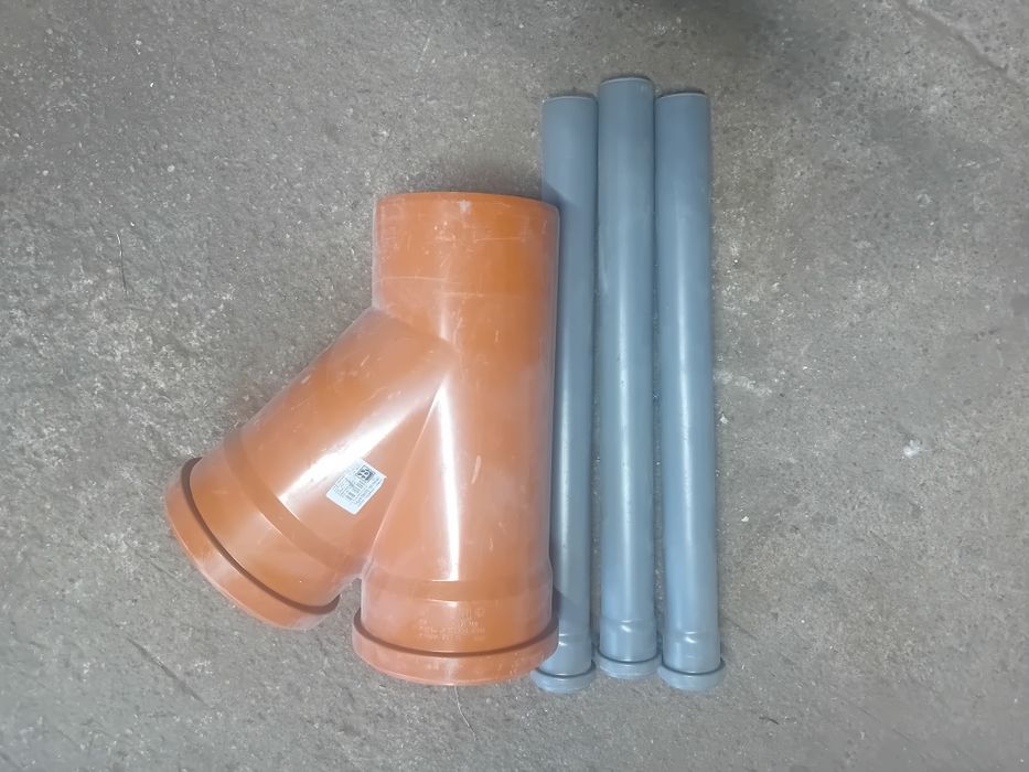 Trojnik pcv 160 i rury 50