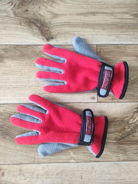 Rękawiczki rękawice zimowe damskie M polarowe