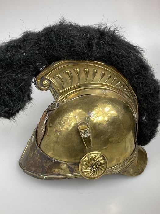 Mosiężny hełm strażacki model 1848/52