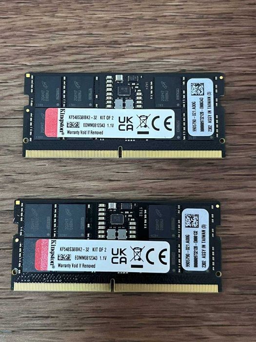 Kingston Fury Impact DDR5 SO-DIMM 32GB (2×16GB) 4800MHz