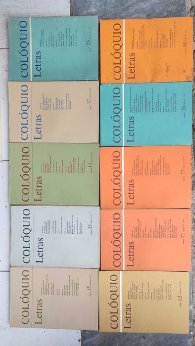 Lote 31 Revistas Colóquio de Letras - Anos 70 e 80