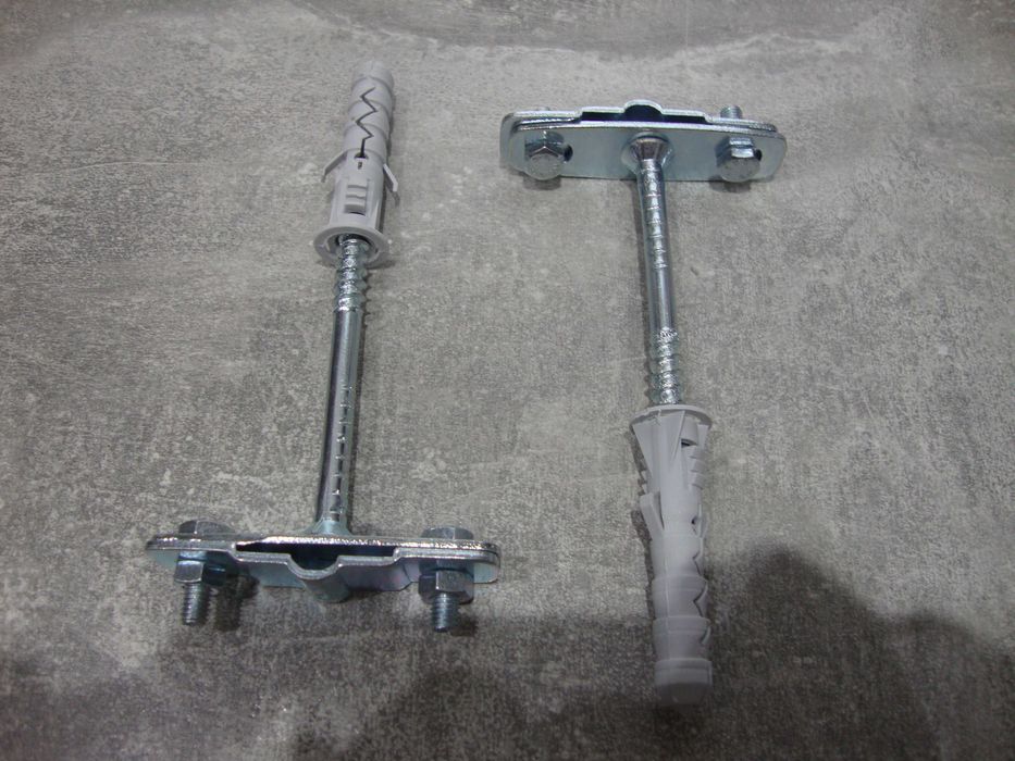 Zestaw 2 sztuki uchwyt  ścienny zacisk mocowanie do bednarka uziom