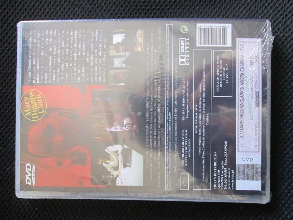 2 DVD - Mary Higins Clark: Agora és Minha e O Beijo da Morte