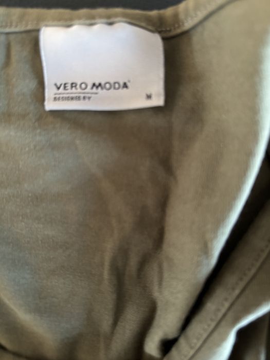 Vero Moda zielona sukienka dresowa, Khaki M