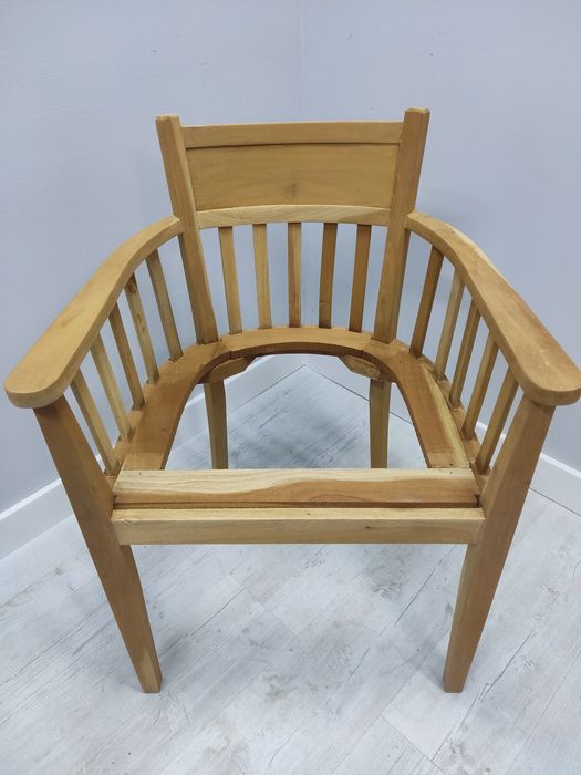 Krzesło drewniane Tekowe stelaż tek taras ogród