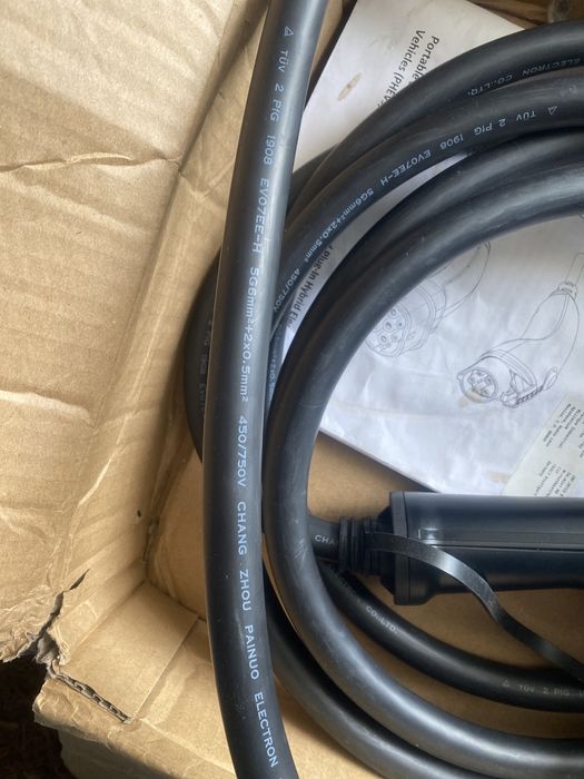 Cabo carregar carro elétrico