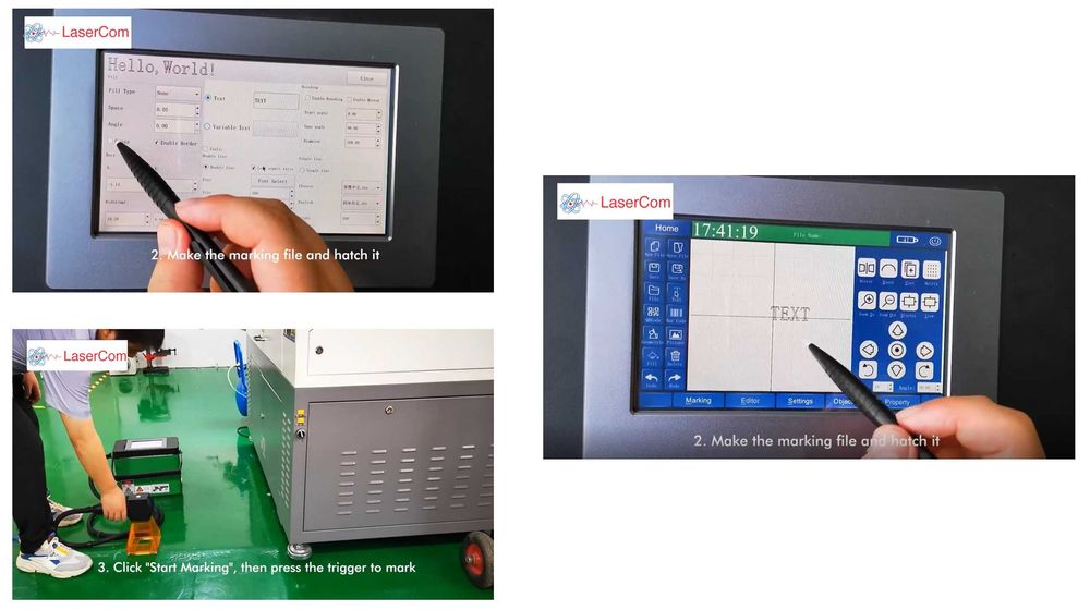 Laser fibra 20w portátil COM OU SEM BATERIA RECARREGÁVEL
