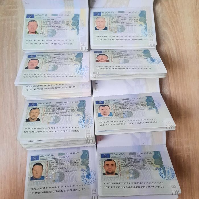 Польська робоча віза на 1 рік за 3500 грн, віза без присутності