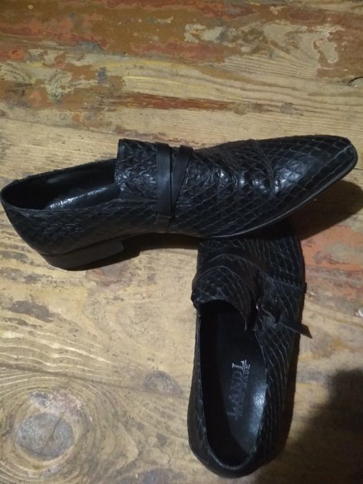 Туфли кожаные лоферы