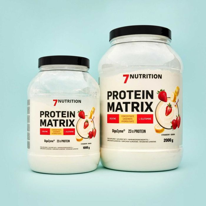 7Nutrition Protein Matrix 2kg Miks Białkowy Białko Czekolada + SHAKER