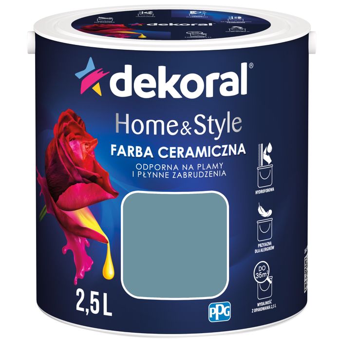 Farba ceramiczna dekroal blue dolphin 2,5L