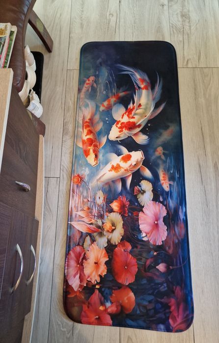 Uroczy długi chodnik design japońskich karpi