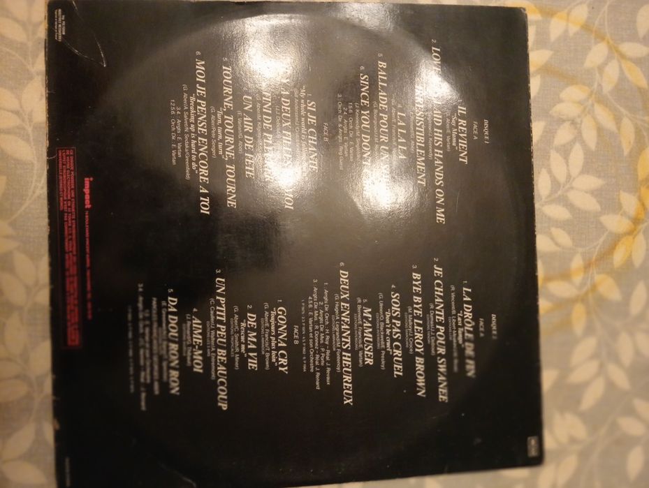 Vinil LP  duplo de Sylvie Vartan c/ poster