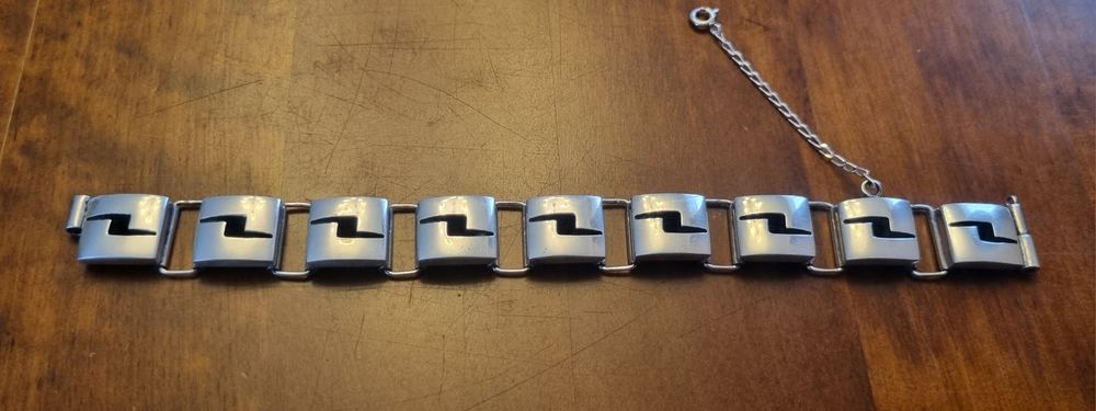 Srebrna bransoletka vintage 925