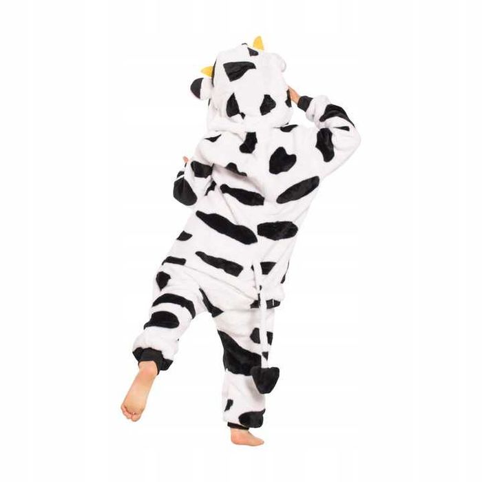 Krowa strój kigurumi piżama kostium na bal przebierańców r.128/134