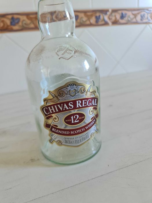 Garrafa Decorativa Chivas Regal 12 Anos Whisky Bottle Whiskey