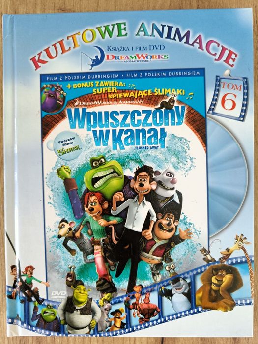 Wpuszczony w kanał, Kultowe Animacje, książka i film DVD Bystrzyca