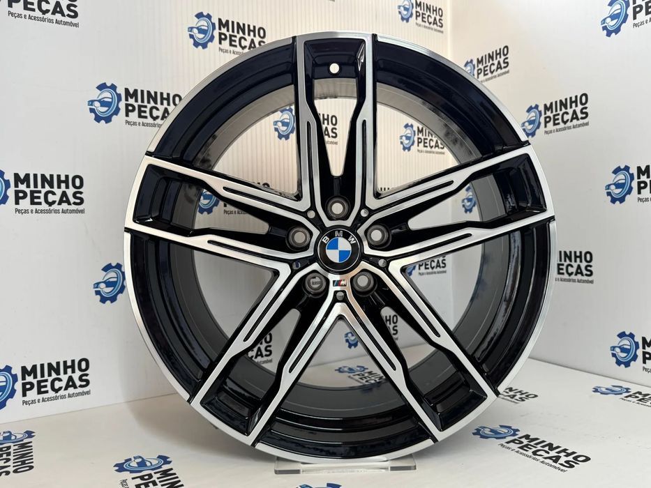 Jantes Look BMW 810M em 19 (5x112) Preto Polido