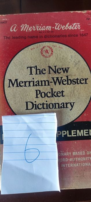 The new Merriam-Webster Pocket Dictionary
