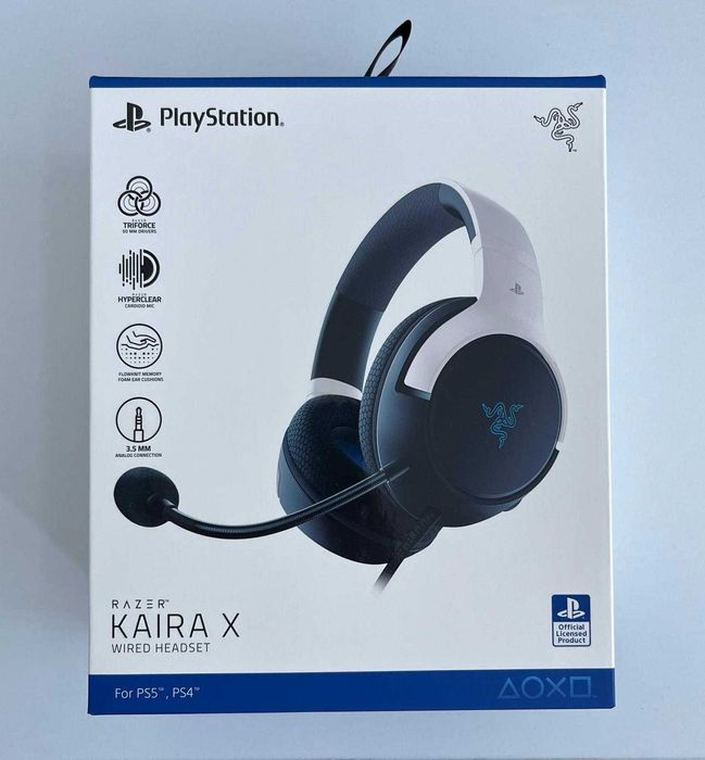 PS5 | Razer Kaira X Headset auscultadores phones Playstation | SELADO