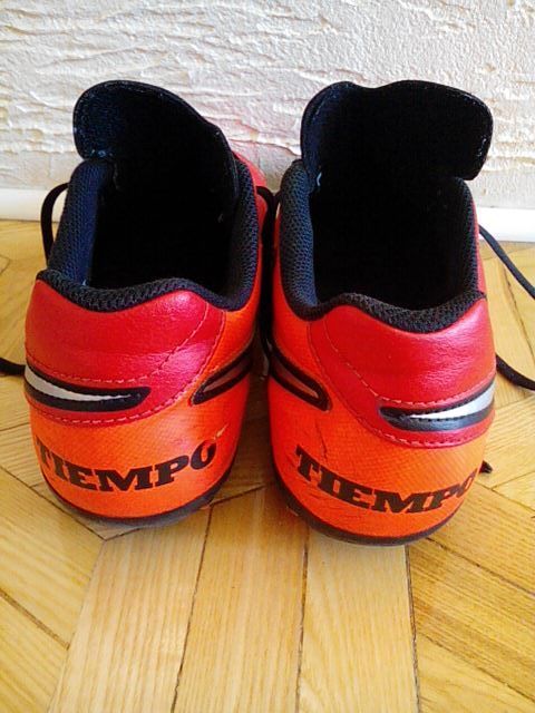 Korki piłkarskie Tiempo Nike CZERWONE