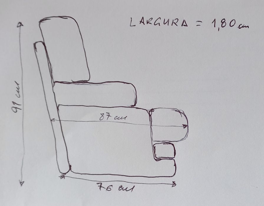 Sofá 2 Lugares em Couro Legítimo - Castanho Mel