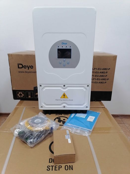 Гібридний інвертор SUN-08K-SG05LP1-EU Deye WiFi 8кВт, 1 фаза, 2 MPPT
