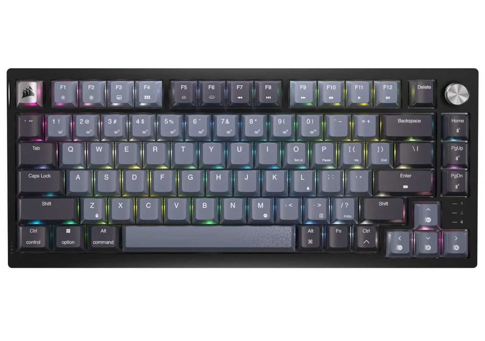 Ігрова механічна клавіатура Corsair K65 PLUS 75% RGB Black