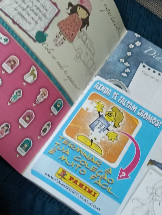 Caderneta de cromos Santoro Panini