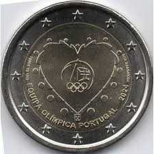 Moeda comemorativa 2 euros Jogos Olímpicos 2024