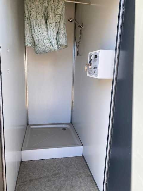 kontener sanitarny wc+ prysznice z poborem opłat