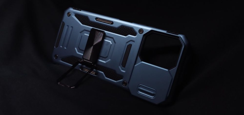 Ударопрочный чехол Camshield Army Ring (Light Blue) для Xiaomi Redmi Note 12
