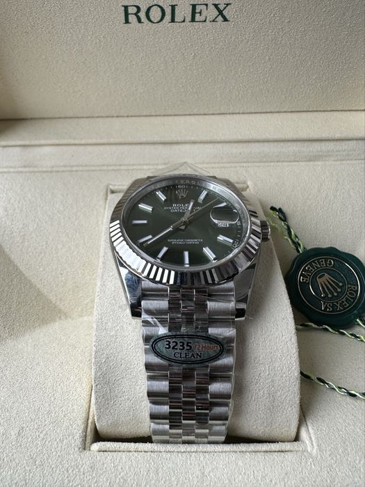 Rolex Datejust Mint Green Dial 41mm Cal.3235 Clean